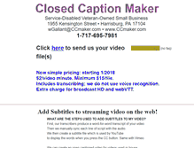 Tablet Screenshot of ccmaker.com